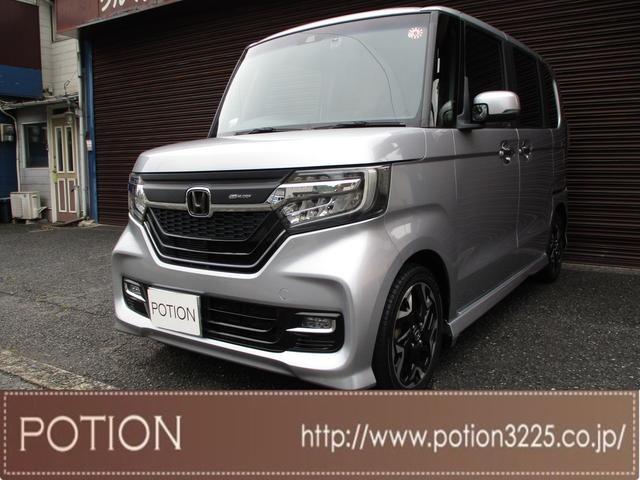 ホンダＮ－ＢＯＸカスタム Ｇ・Ｌターボホンダセンシング　純正ＳＤナビ　フルセグＴＶ　ブルートゥース　ＤＶＤ再生　ビルトインＥＴＣ　バックカメラ　純正ドライブレコーダー　衝突被害軽減ブレーキ　アダプティブＣＣ　レーンキープアシスト　両側パワースライドドア